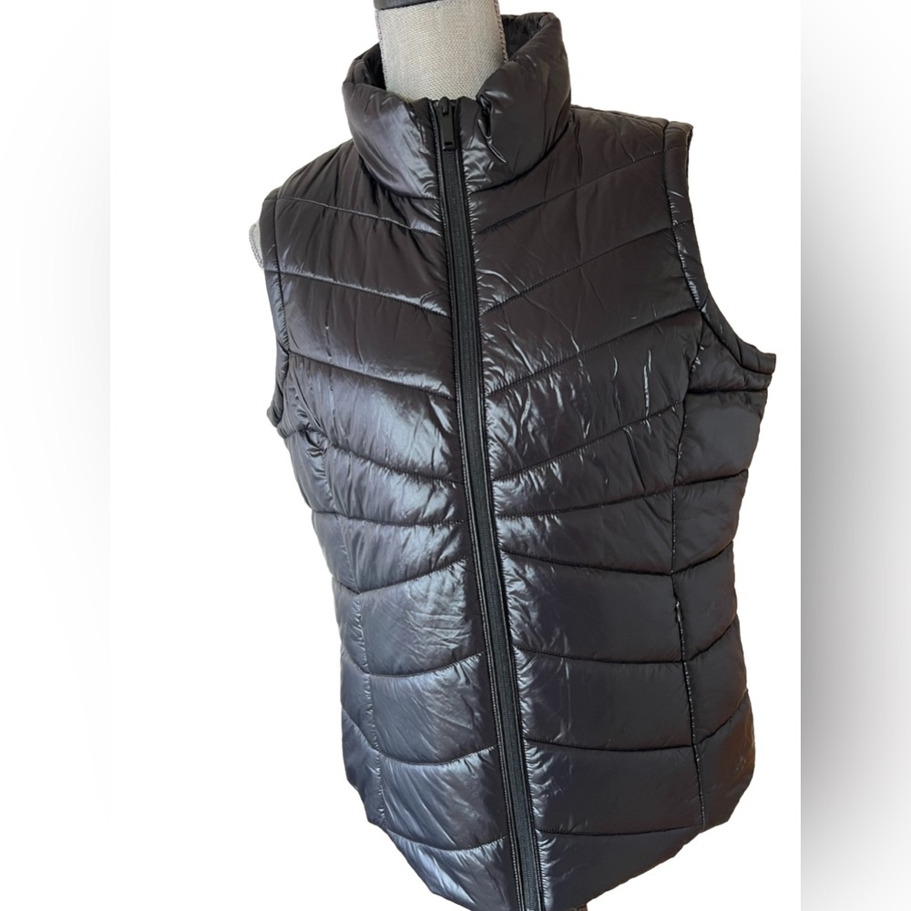 Calvin Klein Puffer Vest Women's  Size L Black NWT